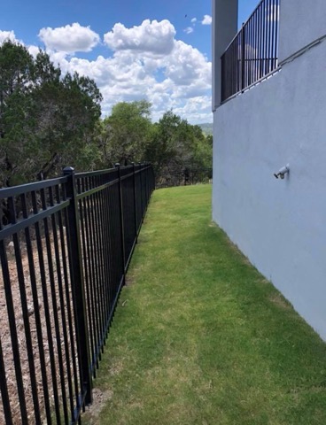 metal perimeter fence in Leander